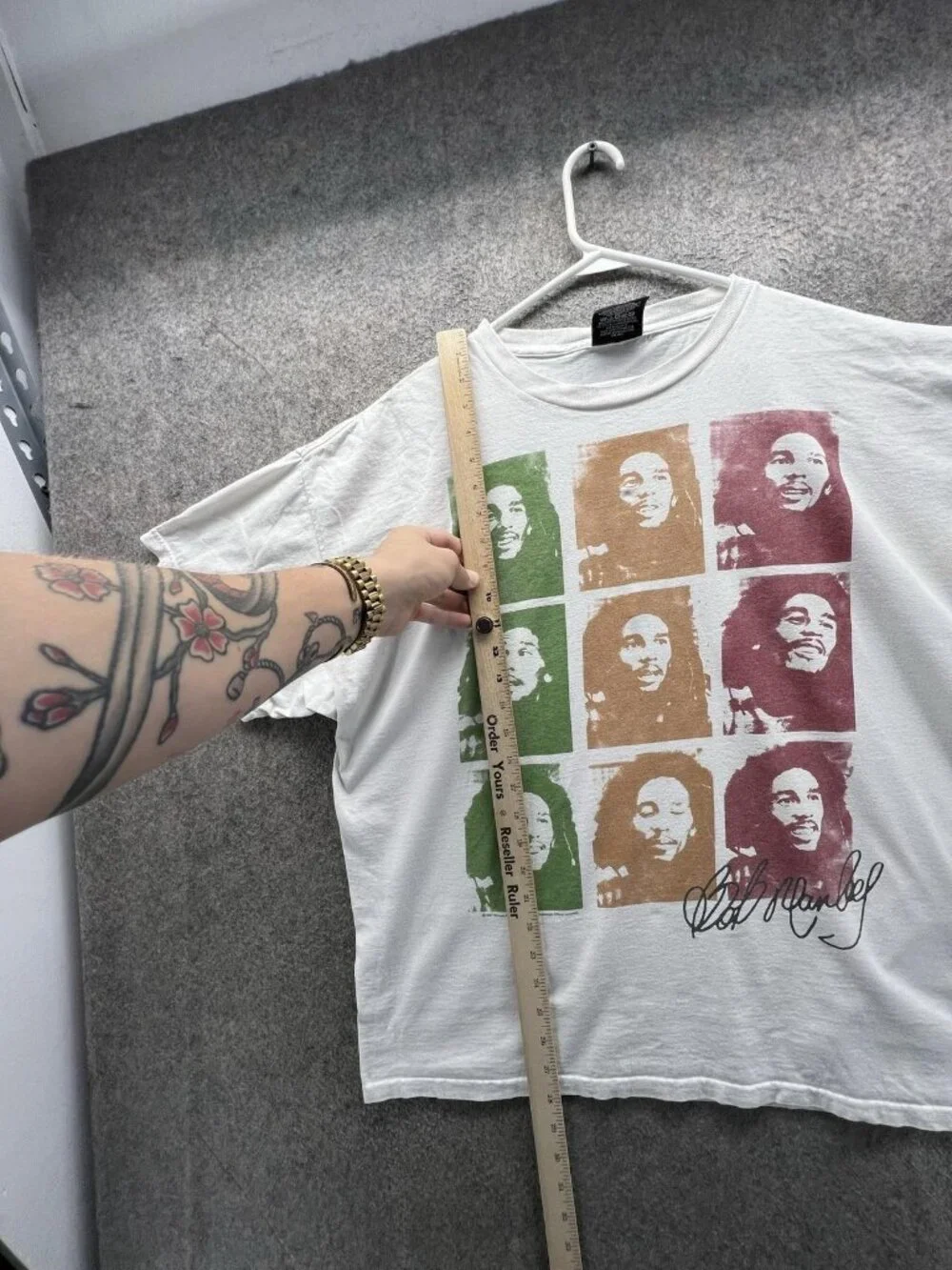 Zion Rootswear Shirt Mens 2X White Bob Marley Reggae Music Graphic Tee Crewneck